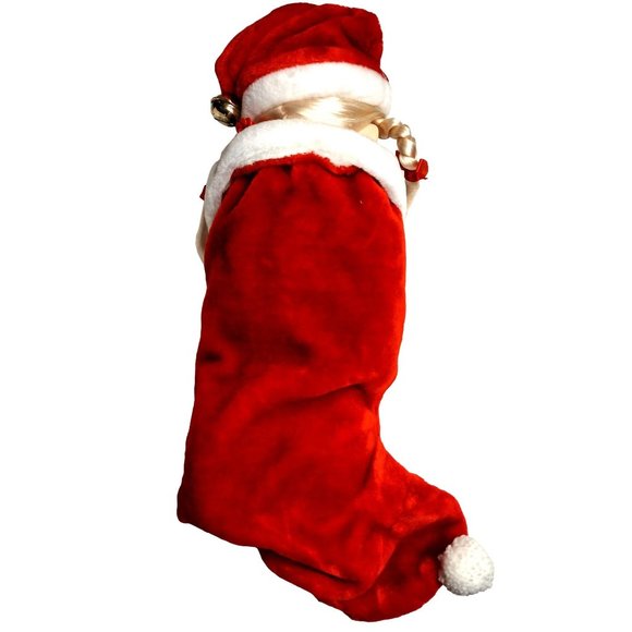 Vintage Precious Moments Christmas Eve 1998 Stocking Doll Box & Tags Hat Doll - Picture 7 of 10